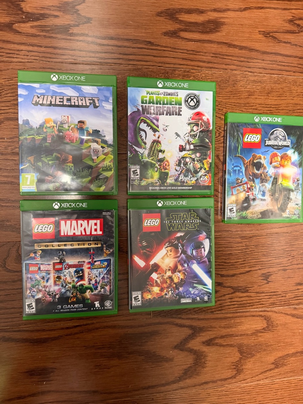 Xbox OneVideo Games - Minecraft, Plants vs Zombies, LEGO Titles